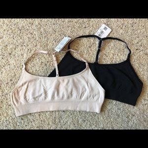 2 Cross-back Lululemon Truly Tranquil Bralettes